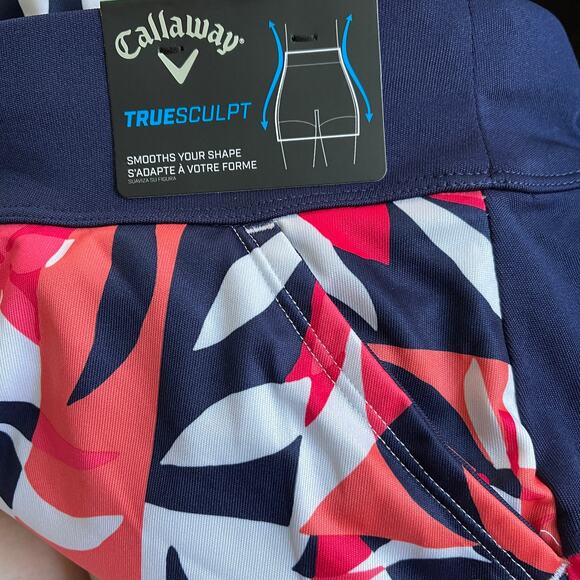 Callaway Womens Tropical Collage Print Golf Skort Large NEW - Picture 8 of 10